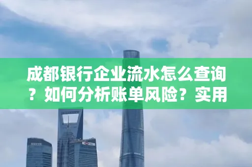 成都银行企业流水怎么查询？如何分析账单风险？实用指南